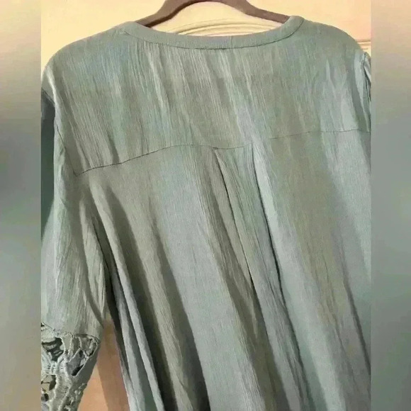 NWT Pink Blush Brand light Teal Tunic Dress With Pockets Maternity Women’s M - Picture 11 of 11